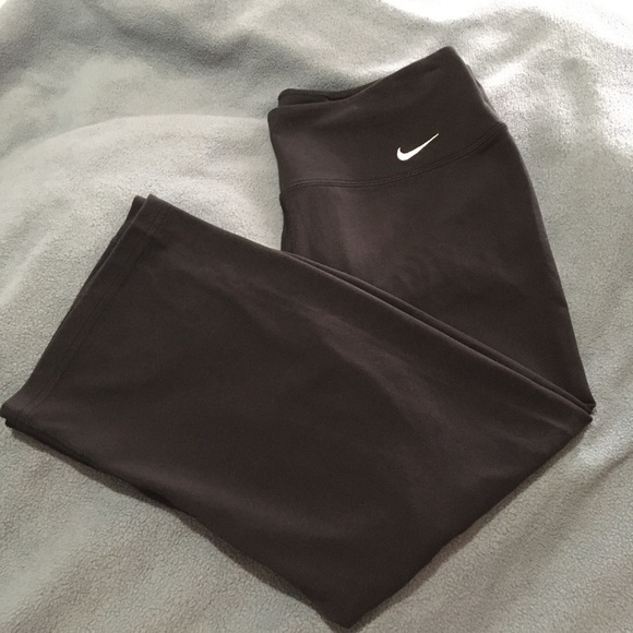 Nike Pants - Nike Dri Fit Wide Waistband Black Athletic Capris